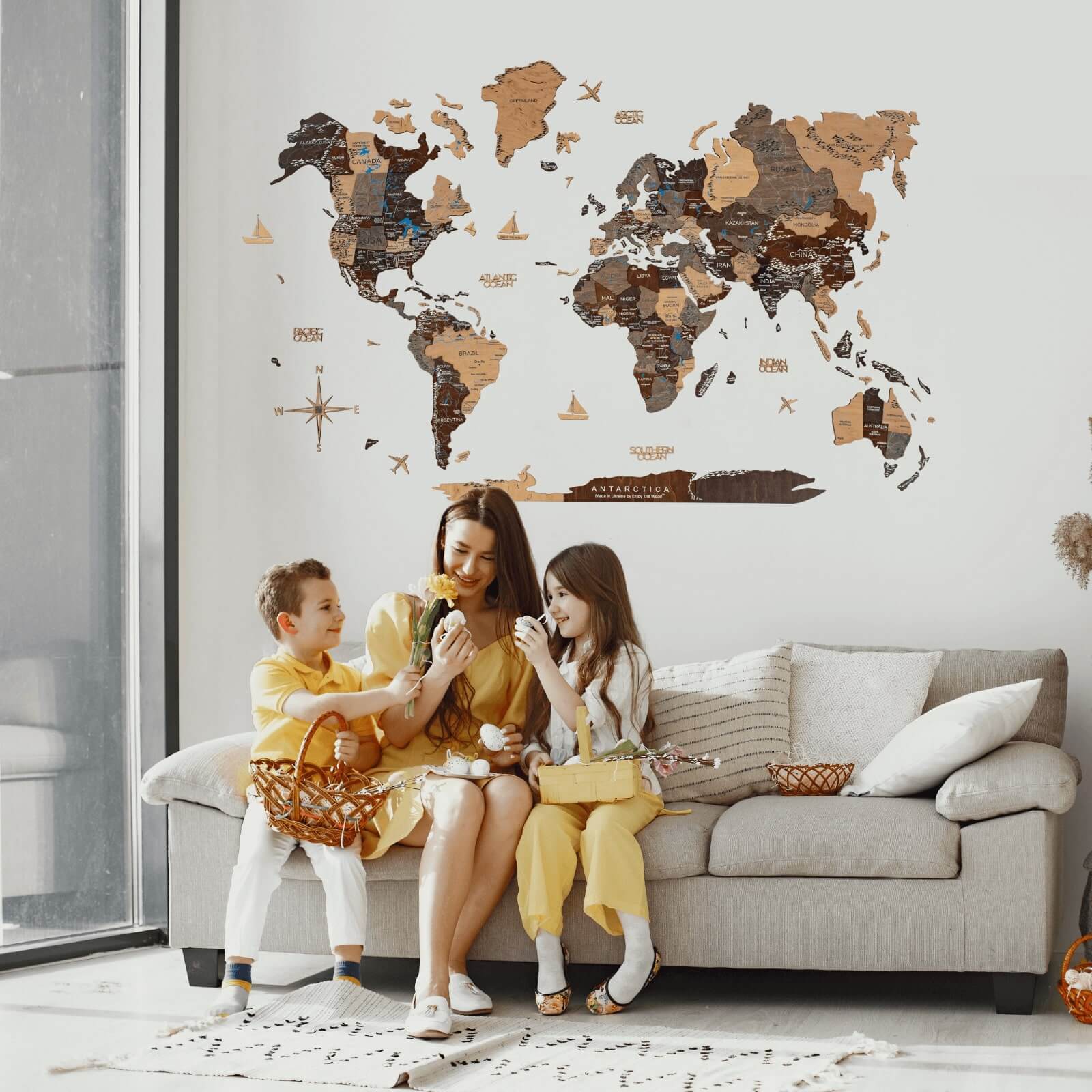 Inspirational Wall Art for Living Room Enjoy The Wood