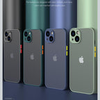 Minimalistic Shockproof Armor Case For iPhone 13 14 12 11 Pro Max XR XS X Luxury Silicone Bumper Clear Hard Cover Mini Luxury Silicone Bumper Clear Hard Cover Stevvex