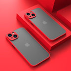 Minimalistic Shockproof Armor Case For iPhone 13 14 12 11 Pro Max XR XS X Luxury Silicone Bumper Clear Hard Cover Mini Luxury Silicone Bumper Clear Hard Cover Stevvex