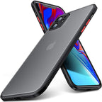 Minimalistic Shockproof Armor Case For iPhone 13 14 12 11 Pro Max XR XS X Luxury Silicone Bumper Clear Hard Cover Mini Luxury Silicone Bumper Clear Hard Cover Stevvex