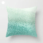 Mint Green Cushion Cover Pillowslip Home Supplies Decorative Fresh Mint Green Gray Watercolour Stripes Generic Solid Decorative Bedroom Pillow Cases Covers Pillow Case Simple Living Room Stevvex
