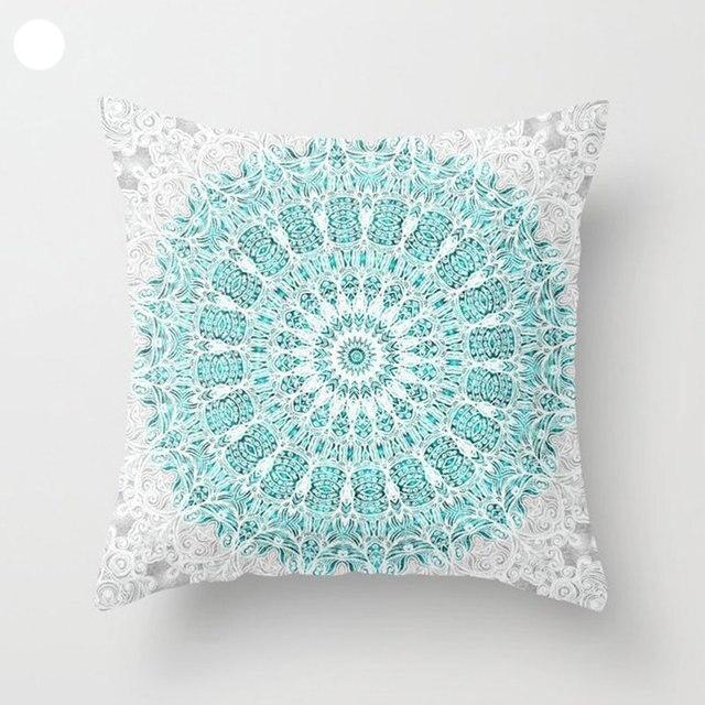 Mint Green Cushion Cover Pillowslip Home Supplies Decorative Fresh Mint Green Gray Watercolour Stripes Generic Solid Decorative Bedroom Pillow Cases Covers Pillow Case Simple Living Room Stevvex