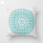 Mint Green Cushion Cover Pillowslip Home Supplies Decorative Fresh Mint Green Gray Watercolour Stripes Generic Solid Decorative Bedroom Pillow Cases Covers Pillow Case Simple Living Room Stevvex
