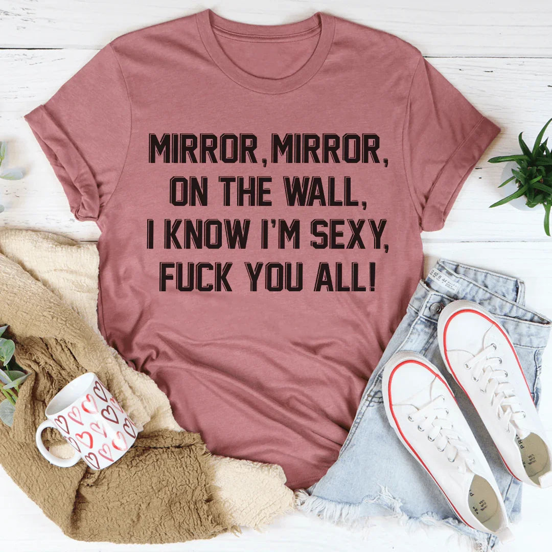 Mirror Mirror On The Wall Tee Peachy Sunday