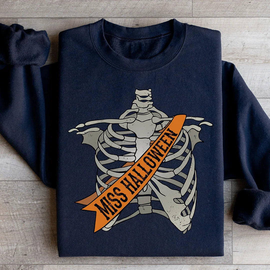 Miss Halloween Sweatshirt Peachy Sunday