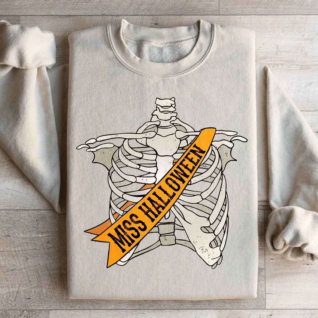 Miss Halloween Sweatshirt Peachy Sunday