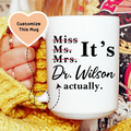 Miss Ms. Mrs. Custom Mug Peachy Sunday
