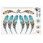 Mixed Colorful Metallic Flash Womens Tattoos Sticker Golden Silver Waterproof Temporary Disposable Tattoo Stevvex
