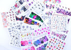 Mixed Designs Water Nail Stickers Decals Dream Catcher Transfer Tip Watermark Flora Painting Slider Manicure Decoration Girls Manicure Decoration Nail Art Supplies 3D Self-Adhesive Nail Decals Designer Nail Stickers for Acrylic Nails Stevvex