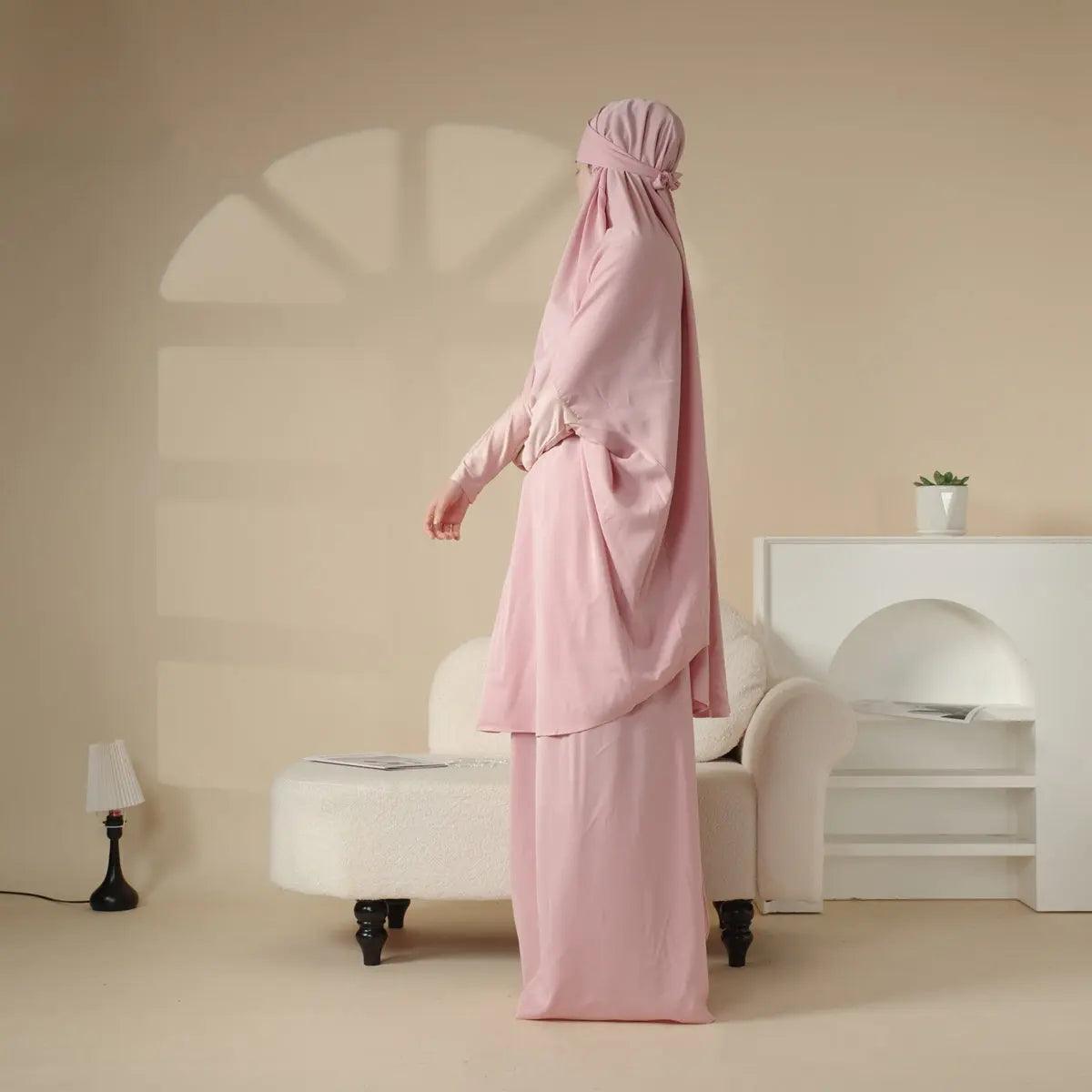 MJ003 Nida 2-Piece Set Jilbab with Modal Cuff - SJB-DIAMOND ELITES