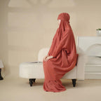 MJ003 Nida 2-Piece Set Jilbab with Modal Cuff - SJB-DIAMOND ELITES