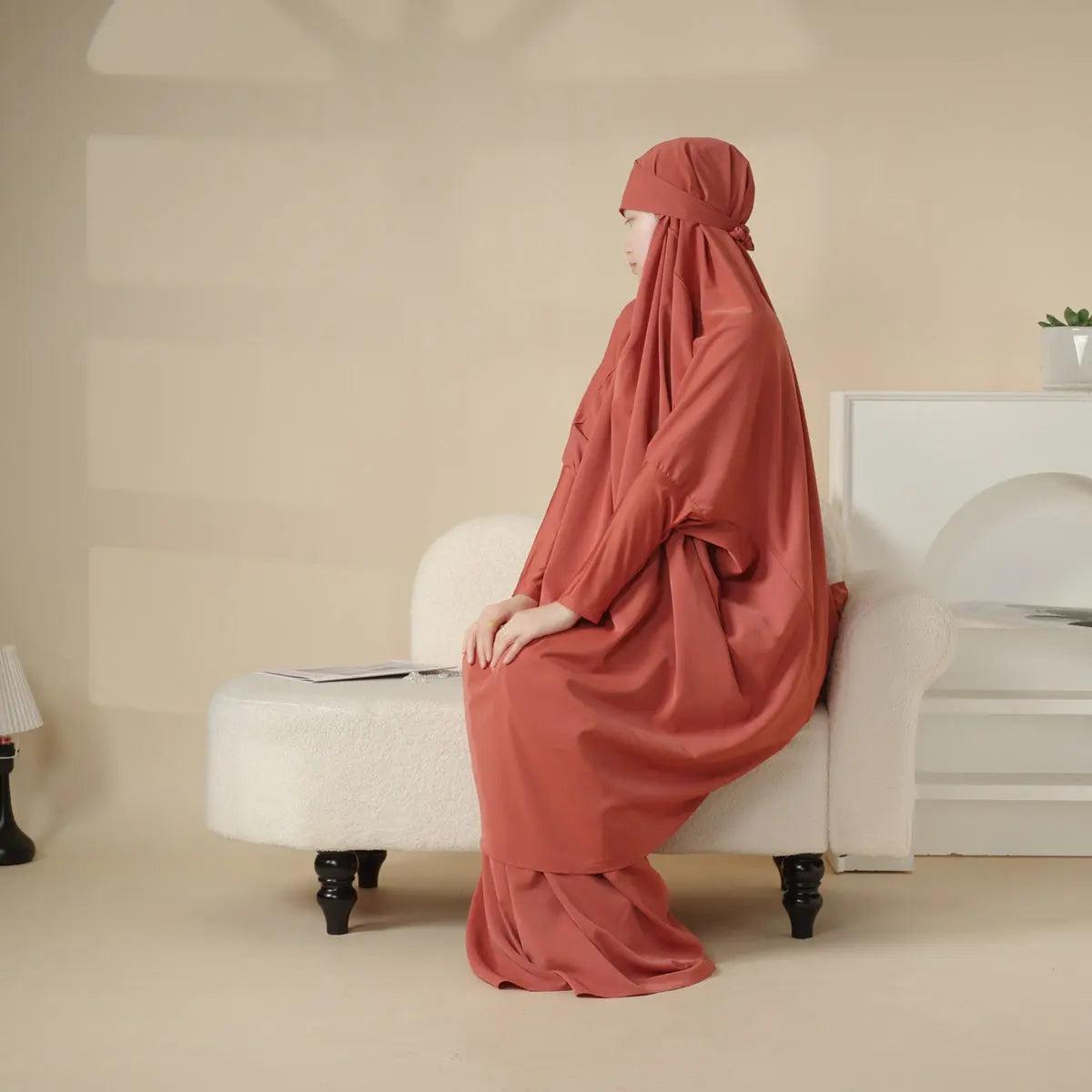 MJ003 Nida 2-Piece Set Jilbab with Modal Cuff - SJB-DIAMOND ELITES