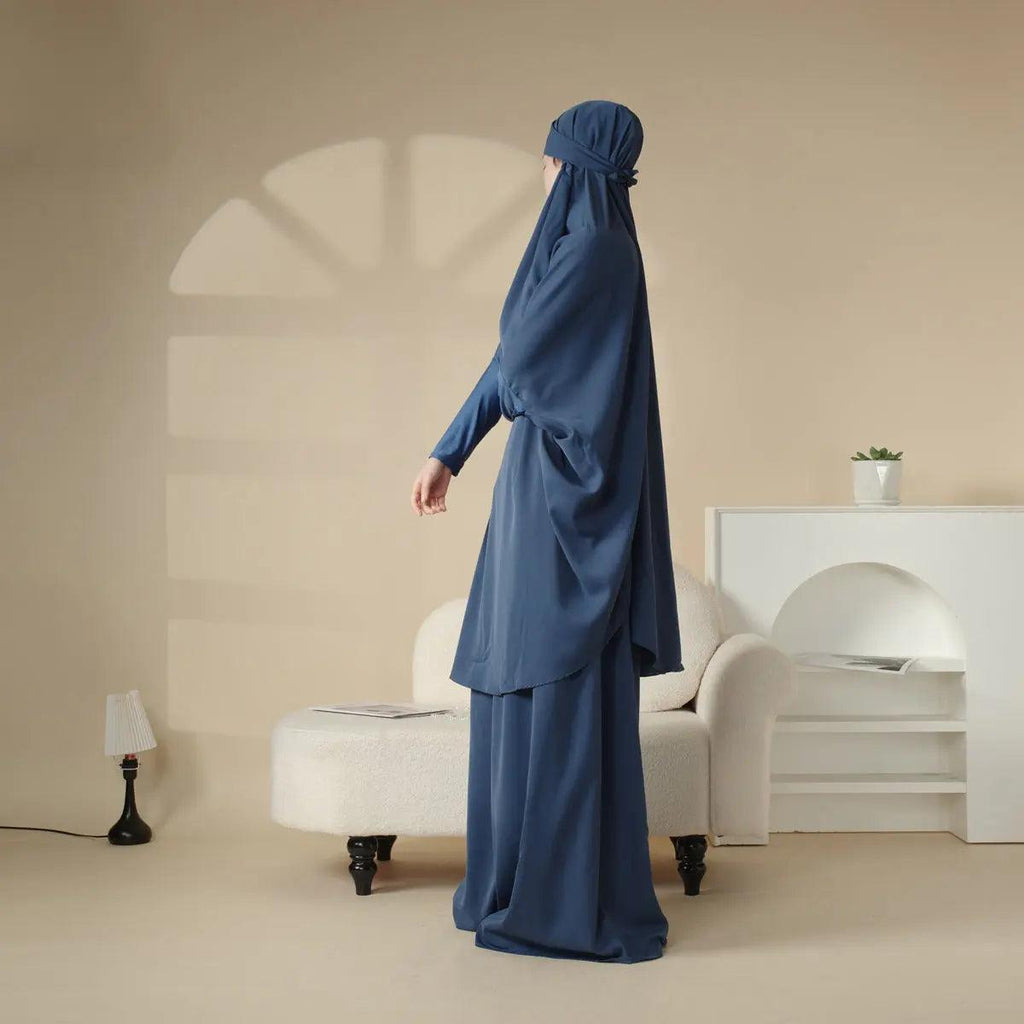 MJ003 Nida 2-Piece Set Jilbab with Modal Cuff - SJB-DIAMOND ELITES