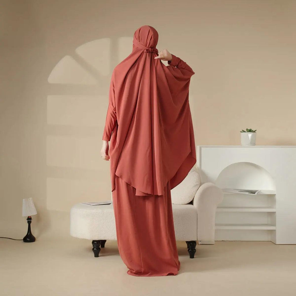 MJ003 Nida 2-Piece Set Jilbab with Modal Cuff - SJB-DIAMOND ELITES