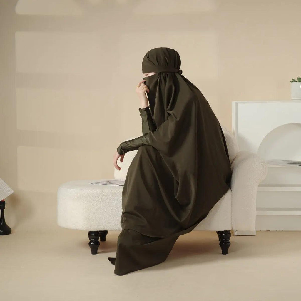 MJ003 Nida 2-Piece Set Jilbab with Modal Cuff - SJB-DIAMOND ELITES