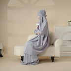 MJ003 Nida 2-Piece Set Jilbab with Modal Cuff - SJB-DIAMOND ELITES