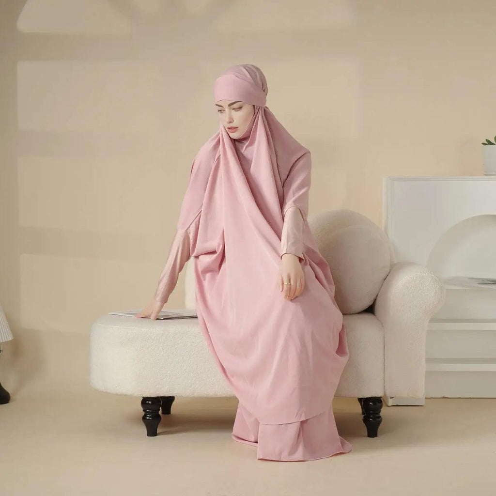 MJ003 Nida 2-Piece Set Jilbab with Modal Cuff - SJB-DIAMOND ELITES