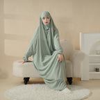 Viscose Niqab Attached 1-Piece Plain Jilbab (MJ005) Mariam's Collection