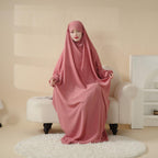 Viscose Niqab Attached 1-Piece Plain Jilbab (MJ005) Mariam's Collection