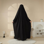 Viscose Niqab Attached 1-Piece Plain Jilbab (MJ005) Mariam's Collection