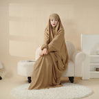 Viscose Niqab Attached 1-Piece Plain Jilbab (MJ005) Mariam's Collection