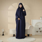 MJ0055 Viscose Niqab Attached 1-Piece Jilbab Mariam's Collection