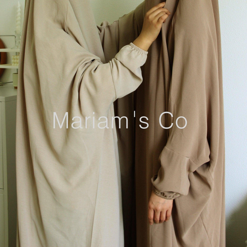 MJ0055 Viscose Niqab Attached 1-Piece Jilbab Mariam's Collection
