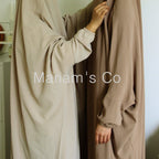 MJ0055 Viscose Niqab Attached 1-Piece Jilbab Mariam's Collection