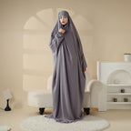 MJ0055 Viscose Niqab Attached 1-Piece Jilbab Mariam's Collection