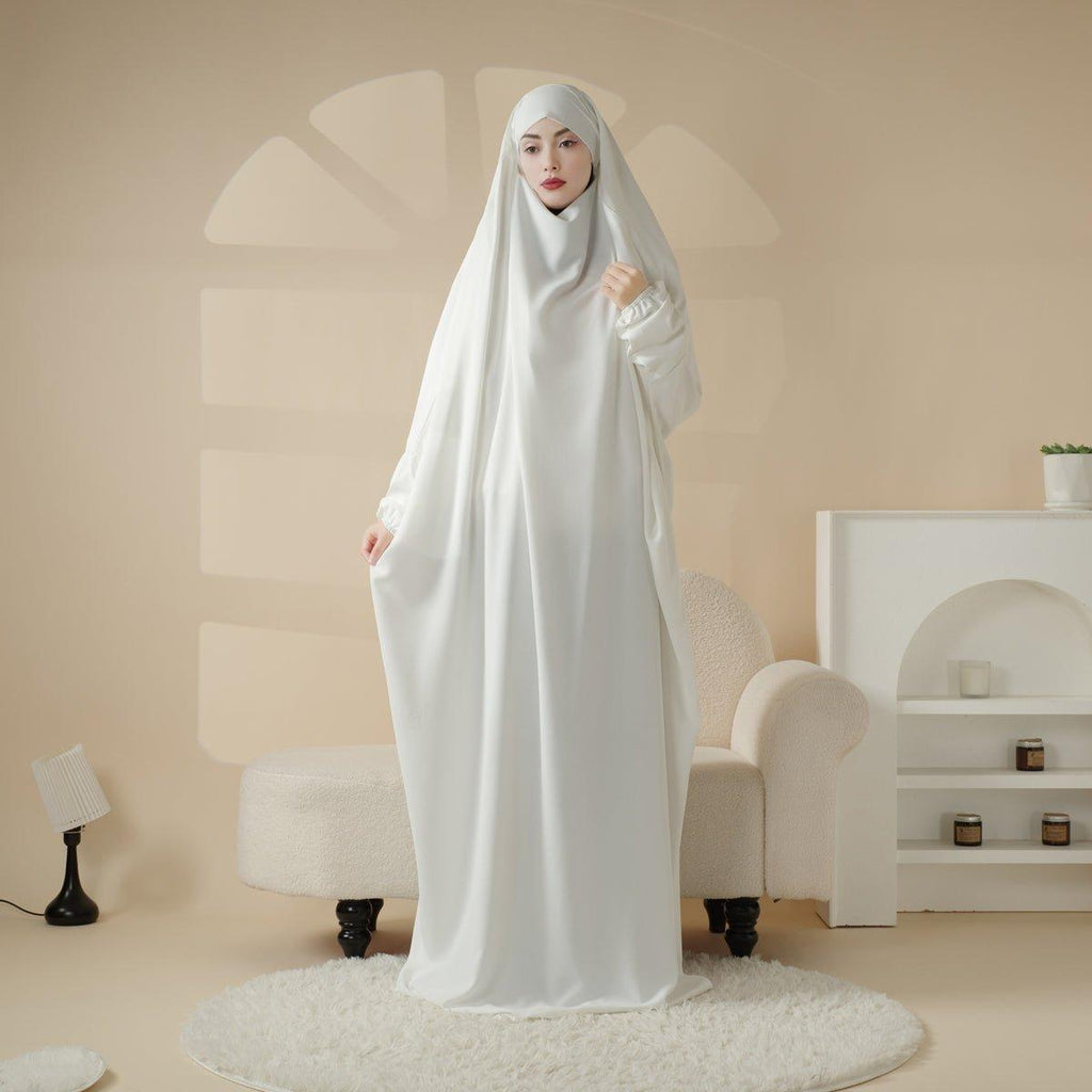 MJ0055 Viscose Niqab Attached 1-Piece Jilbab Mariam's Collection