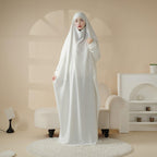 MJ0055 Viscose Niqab Attached 1-Piece Jilbab Mariam's Collection