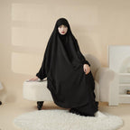 MJ008  Nida Fabric 2-Piece Set Jilbab Mariam's Collection