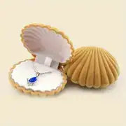 Shell Shaped Jewelry Box for Earrings and Necklaces