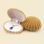 Shell Shaped Jewelry Box for Earrings and Necklaces