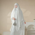 MK005 Crepe One Layer Khimar Mariam's Collection
