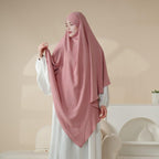 MK005 Crepe One Layer Khimar Mariam's Collection