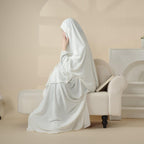 Crepe Khimar and Abaya Set 2-Piece (MK006) Mariam's Collection