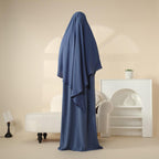Crepe Khimar and Abaya Set 2-Piece (MK006) Mariam's Collection