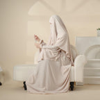 Elegant 2-Piece Crepe Abaya & Khimar Set (MK008) Mariam's Collection