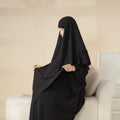 MK011  Stunning Two-Layer Crepe Khimar Mariam's Collection