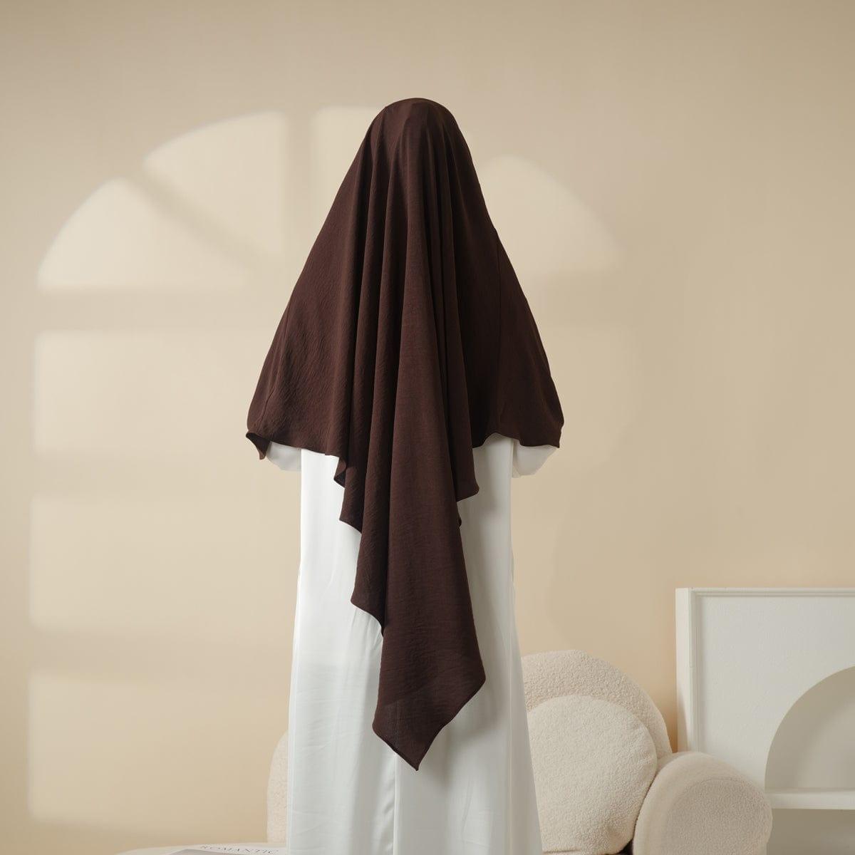 Comfort Crepe One Layer Khimar (MK014) Mariam's Collection