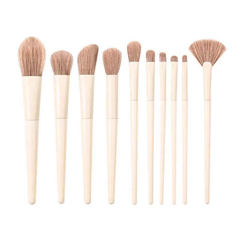 MMU024 Makeup Brush Set 10 Pcs - SJB-DIAMOND ELITES