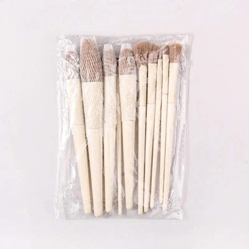 MMU024 Makeup Brush Set 10 Pcs - SJB-DIAMOND ELITES