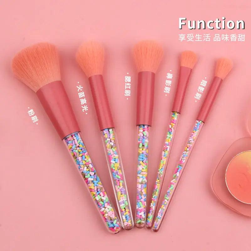 MMU026 makeup brushes set in candy color - SJB-DIAMOND ELITES