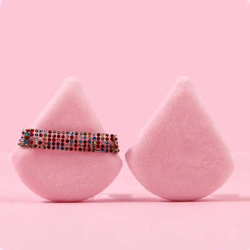 MMU027 Soft Triangle Powder Puffs for Face Powder - SJB-DIAMOND ELITES