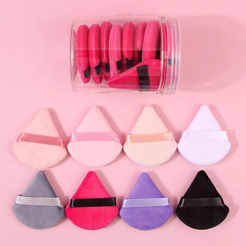 MMU027 Soft Triangle Powder Puffs for Face Powder - SJB-DIAMOND ELITES