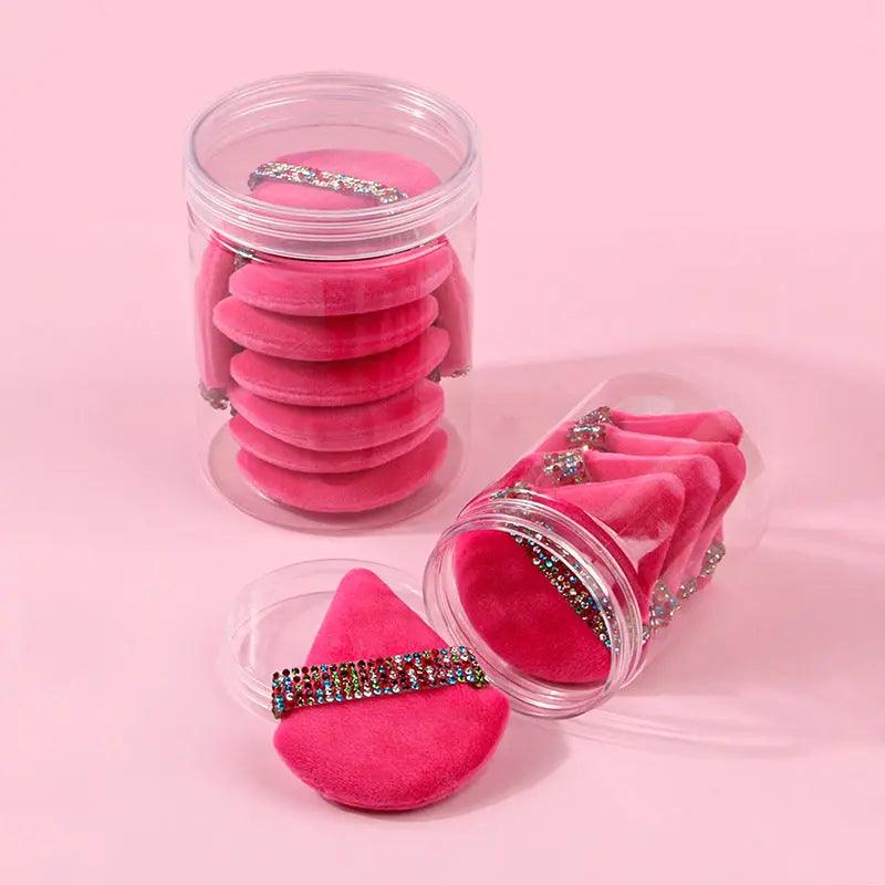 MMU027 Soft Triangle Powder Puffs for Face Powder - SJB-DIAMOND ELITES