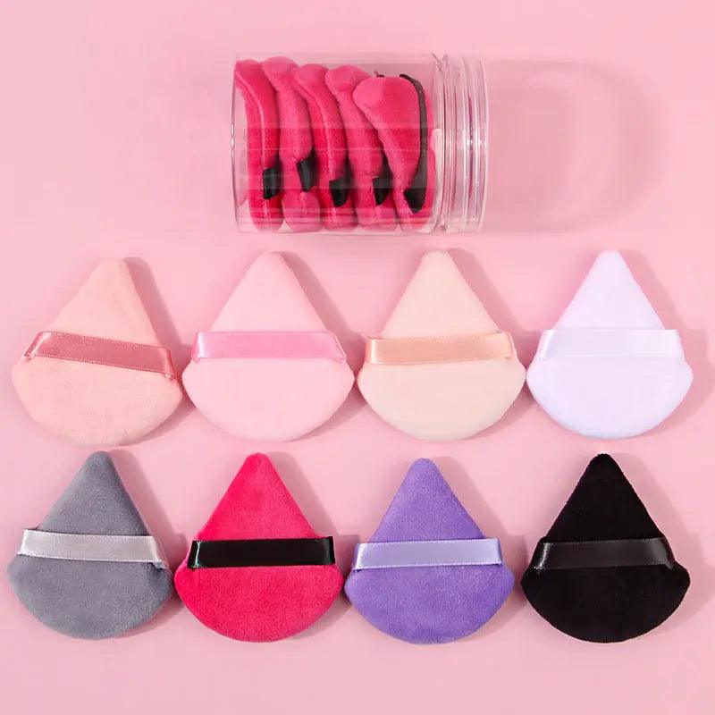 MMU027 Soft Triangle Powder Puffs for Face Powder - SJB-DIAMOND ELITES