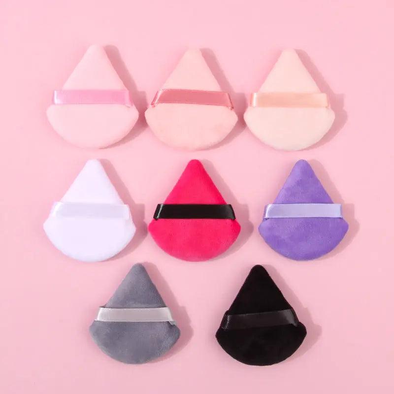 MMU027 Soft Triangle Powder Puffs for Face Powder - SJB-DIAMOND ELITES