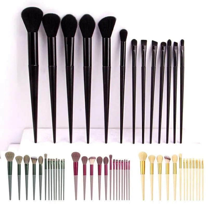MMU031 13 pcs Makeup Brushes Set - SJB-DIAMOND ELITES